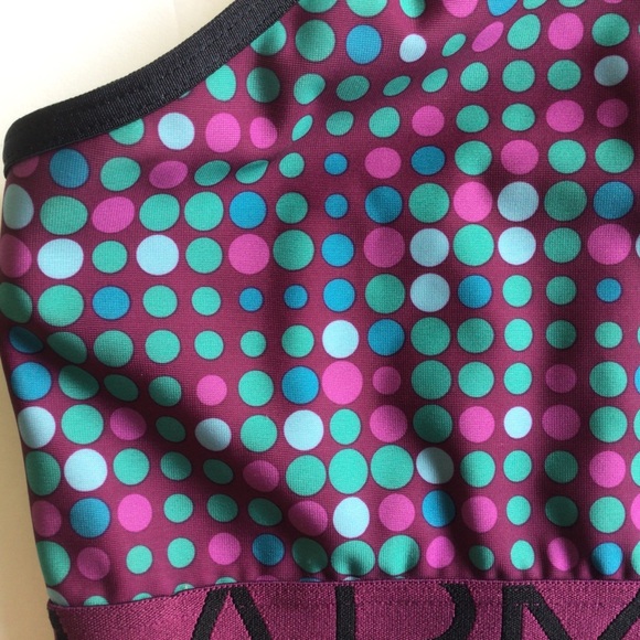 UNDER ARMOUR POLKA DOT SPORTS BRA MEDIUM - Picture 4 of 10